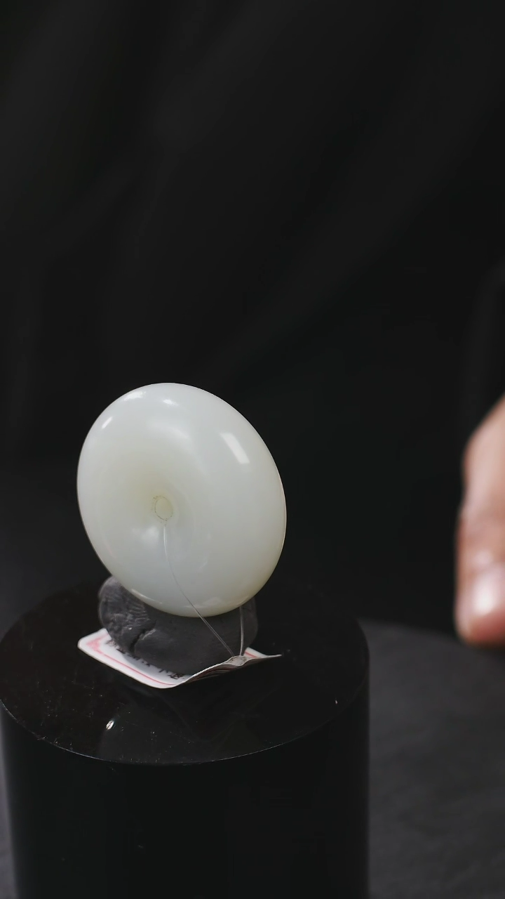 【闪购商品】和田玉挂件未镶嵌和田玉白玉平安扣30.4直径