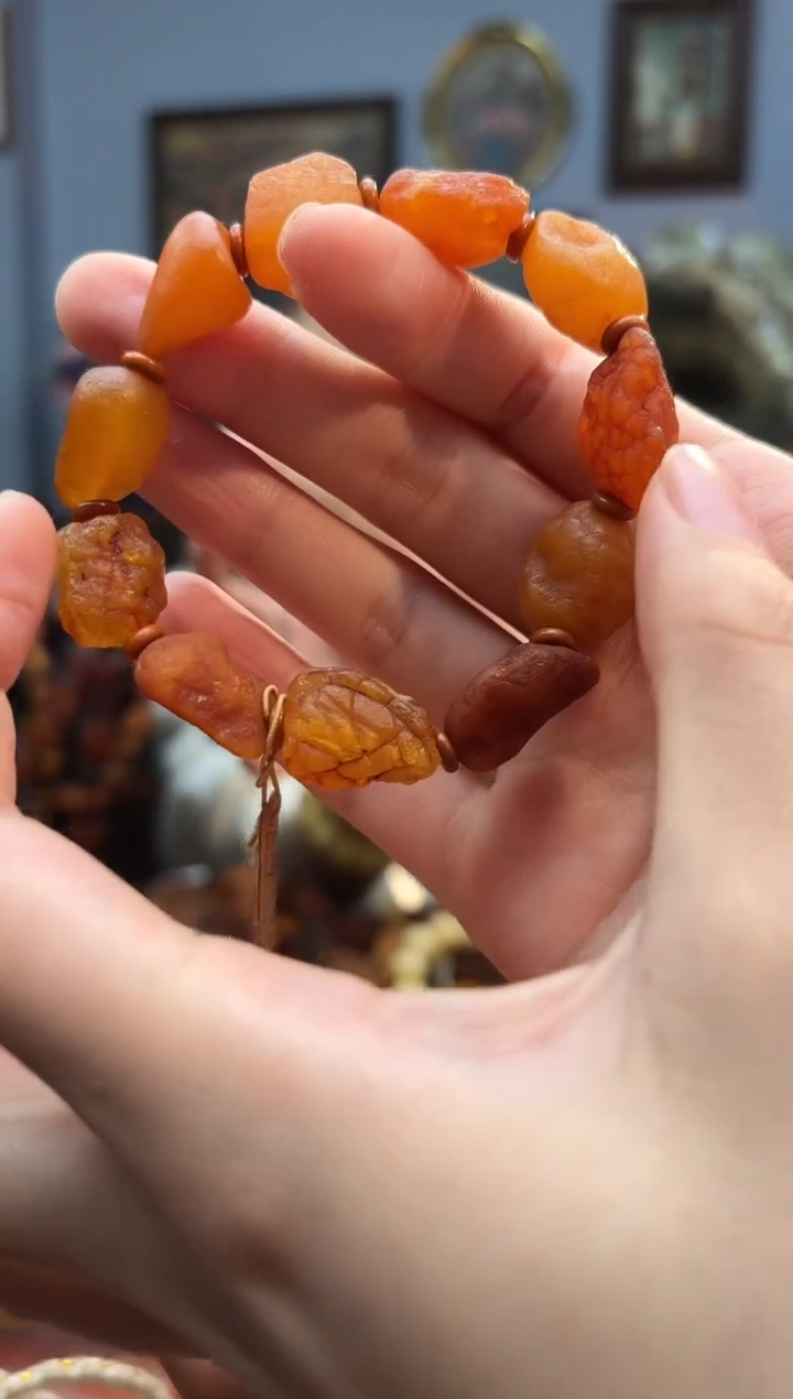 手串琥珀未镶嵌手串