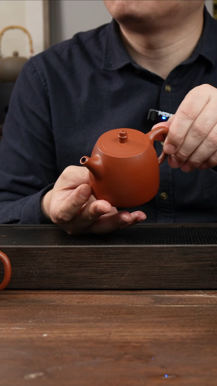 茶杯紫砂朱泥汉铎       200CC     