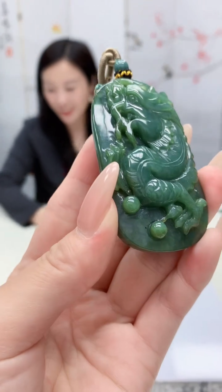 【闪购商品】定制翡翠未镶嵌4852jj-毛货挂件11