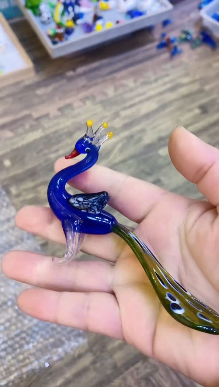 【闪购商品】琉璃手工艺品孔雀