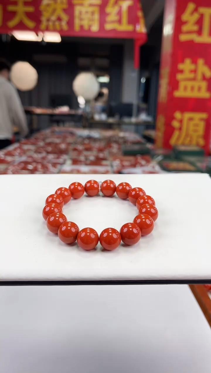【闪购商品】南红玛瑙瓦西手串13+未镶嵌一个/条