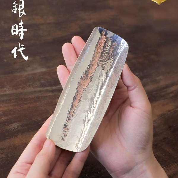 如意茶则足银999纯手工茶拨茶荷家用全手工