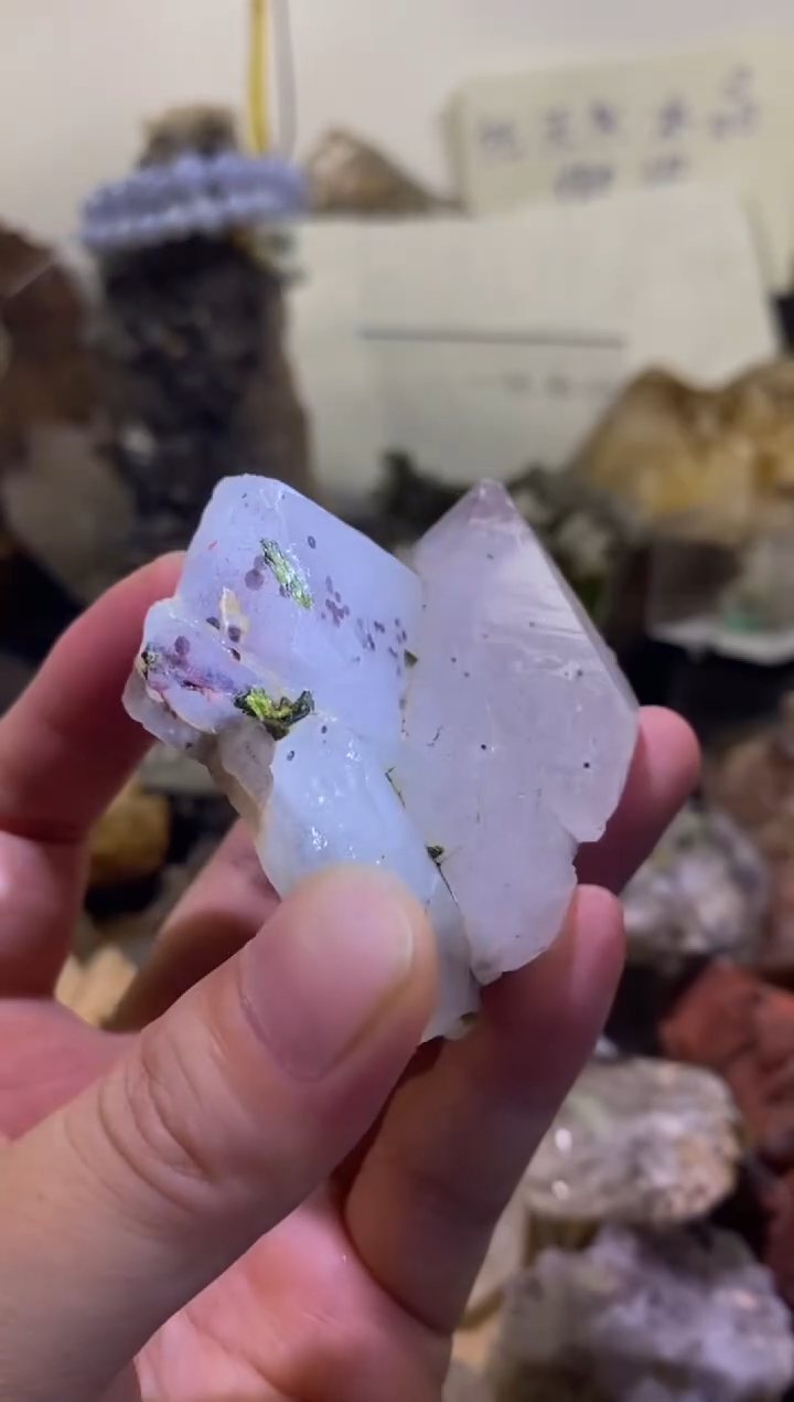 水晶珠宝半成品未镶嵌37号四川超七花园水晶118g