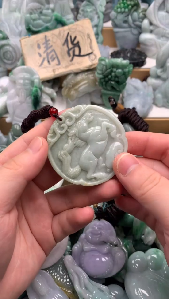 吊坠(不含链)未镶嵌翡翠1