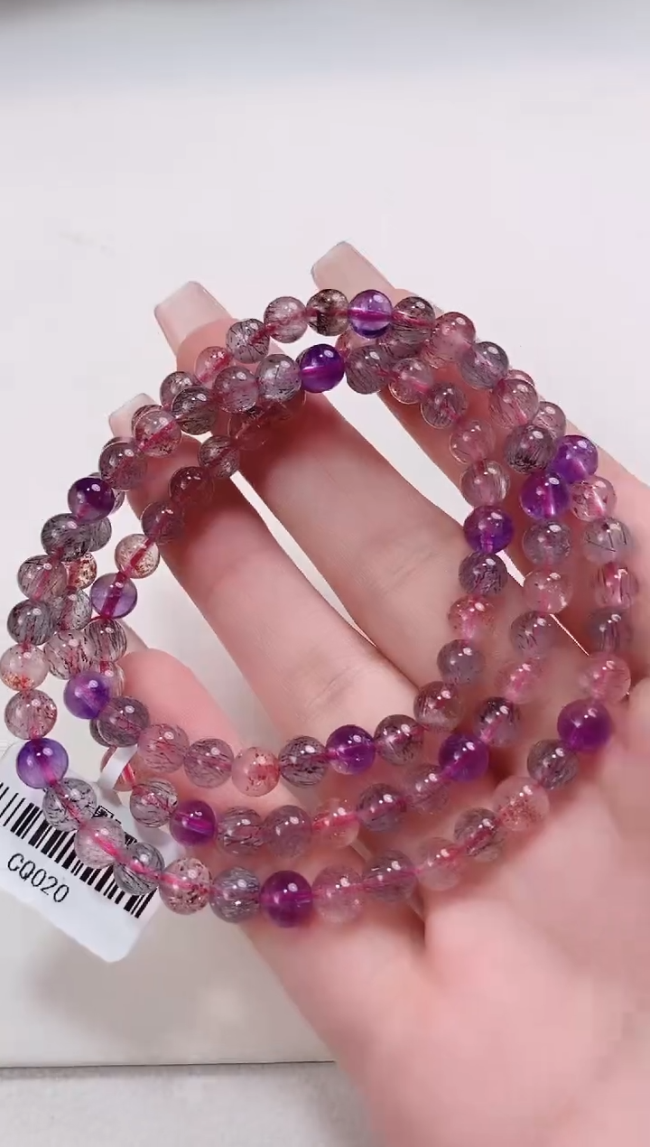 【闪购商品】水晶手链未镶嵌5mm多人多样性发其一