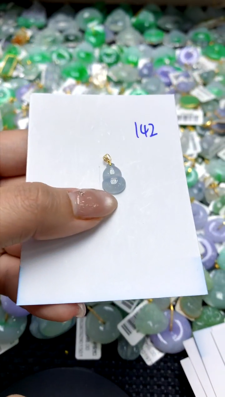 【闪购商品】翡翠颈饰18K金镶嵌1111111111111111111