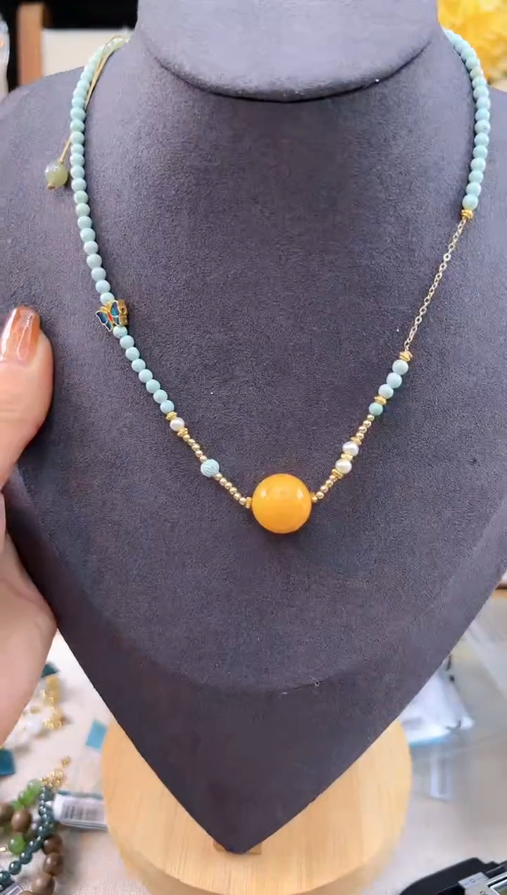 【闪购商品】绿松石颈饰未镶嵌@@F921L013562