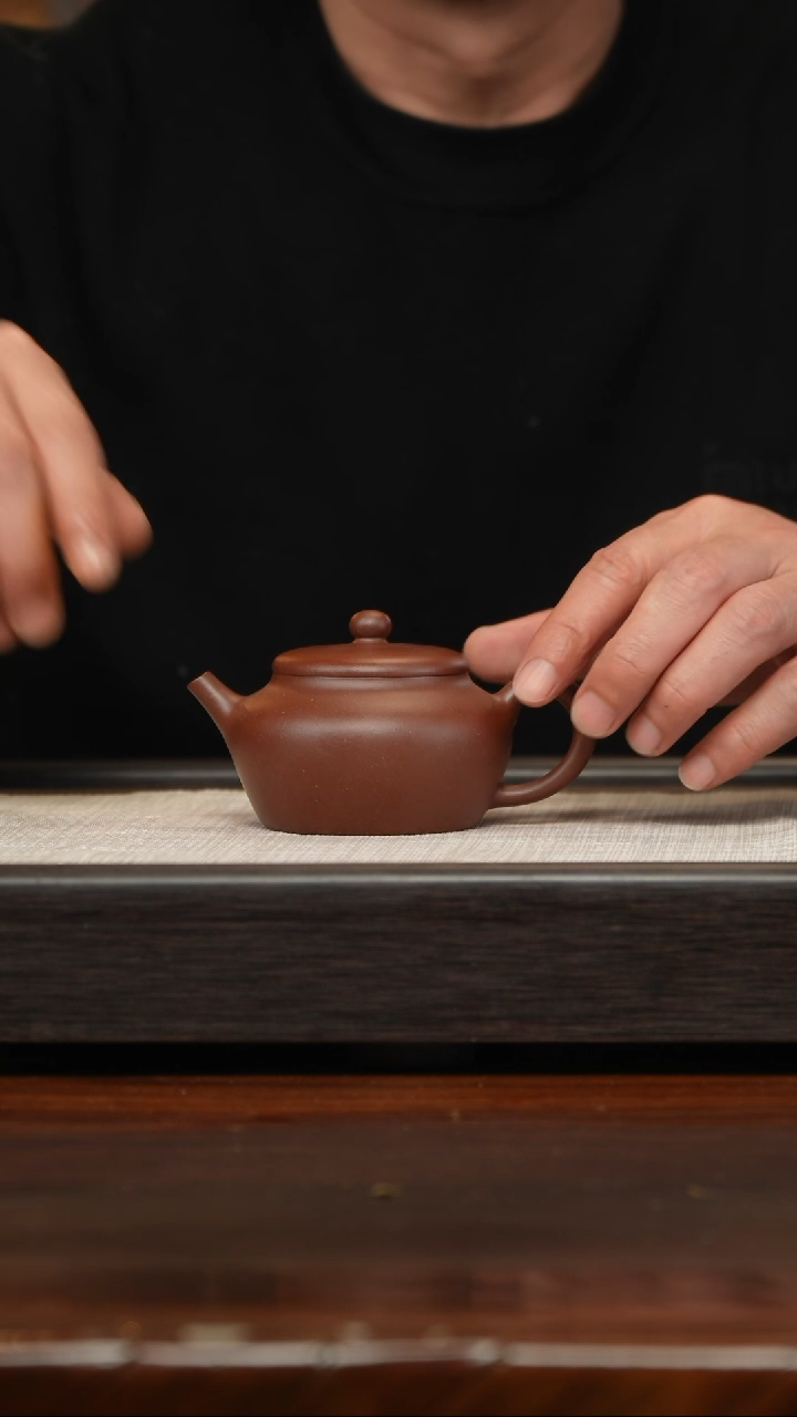 【闪购商品】紫砂茶壶云根料小石鼓