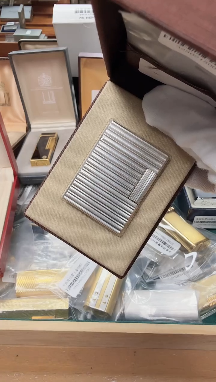 纯铜04 都家L1小号银 宽横纹