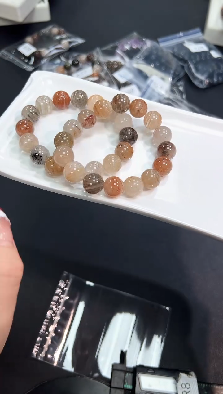 【闪购商品】水晶手串未镶嵌79b多样性发其一/1条默认微瑕