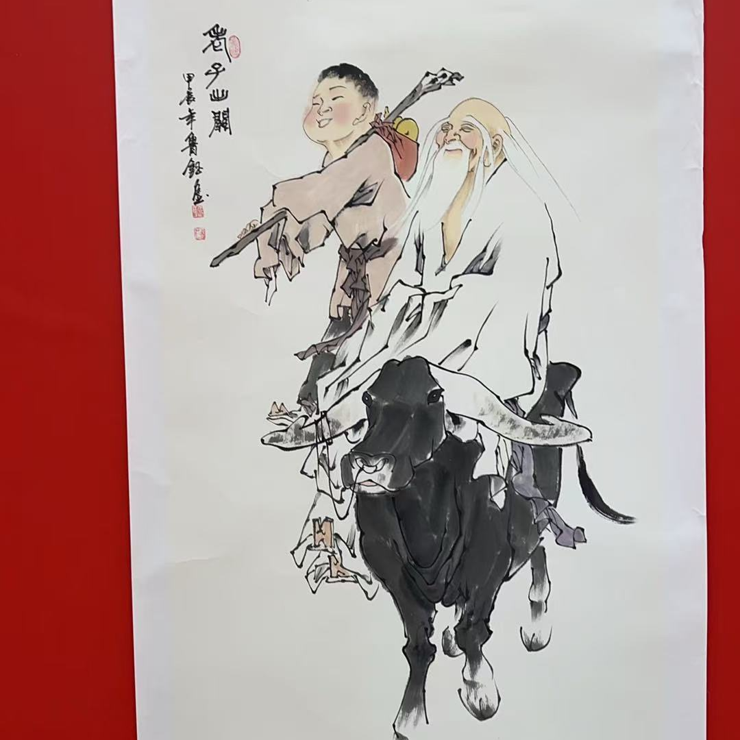 福寿图橱窗展示/藏雅文化/王奉超 老师/宣纸国画/带证书授权