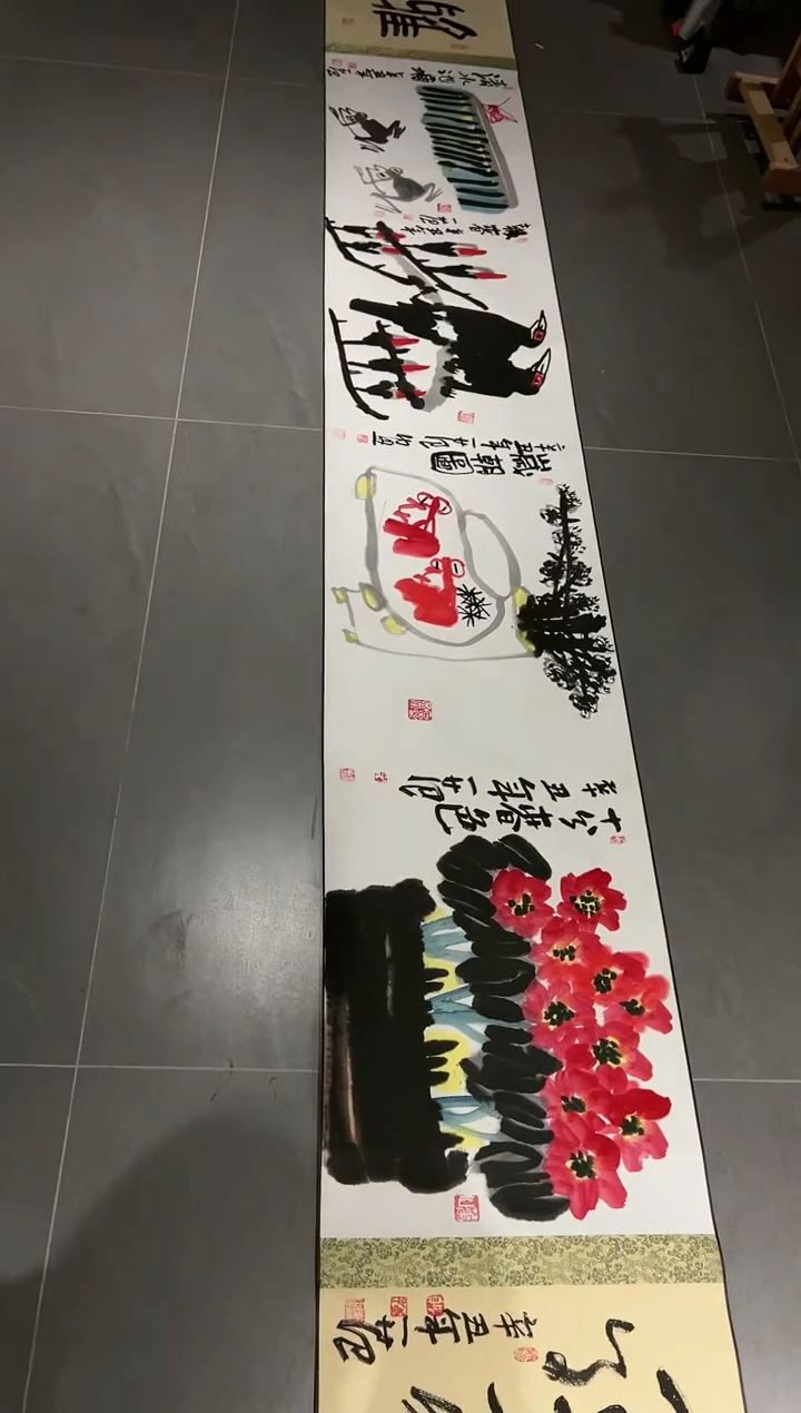 【闪购商品】绘画姜国华-5米长卷-国画