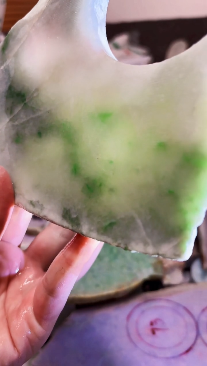 【闪购商品】翡翠颈饰未镶嵌A货白谭1807