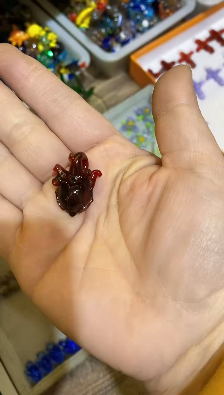 【闪购商品】琉璃手工艺品心脏