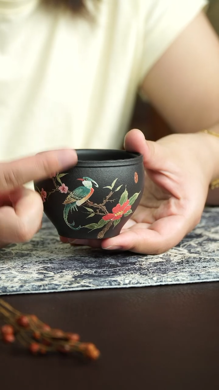 茶杯紫砂11号宜兴紫砂主人杯范士玉