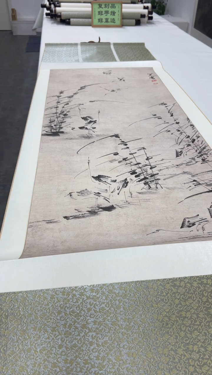  【复刻品】八大 白鹭小鸟