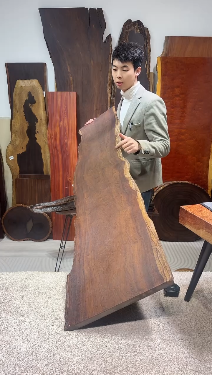【闪购商品】风车木（黑檀木）尺寸168*34*2.2编号501
