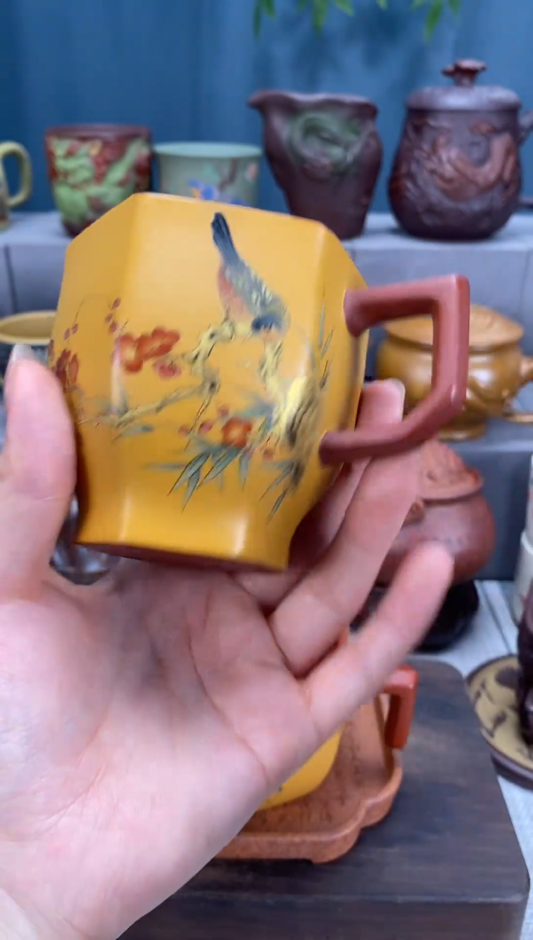 茶杯紫砂宜兴原矿紫砂