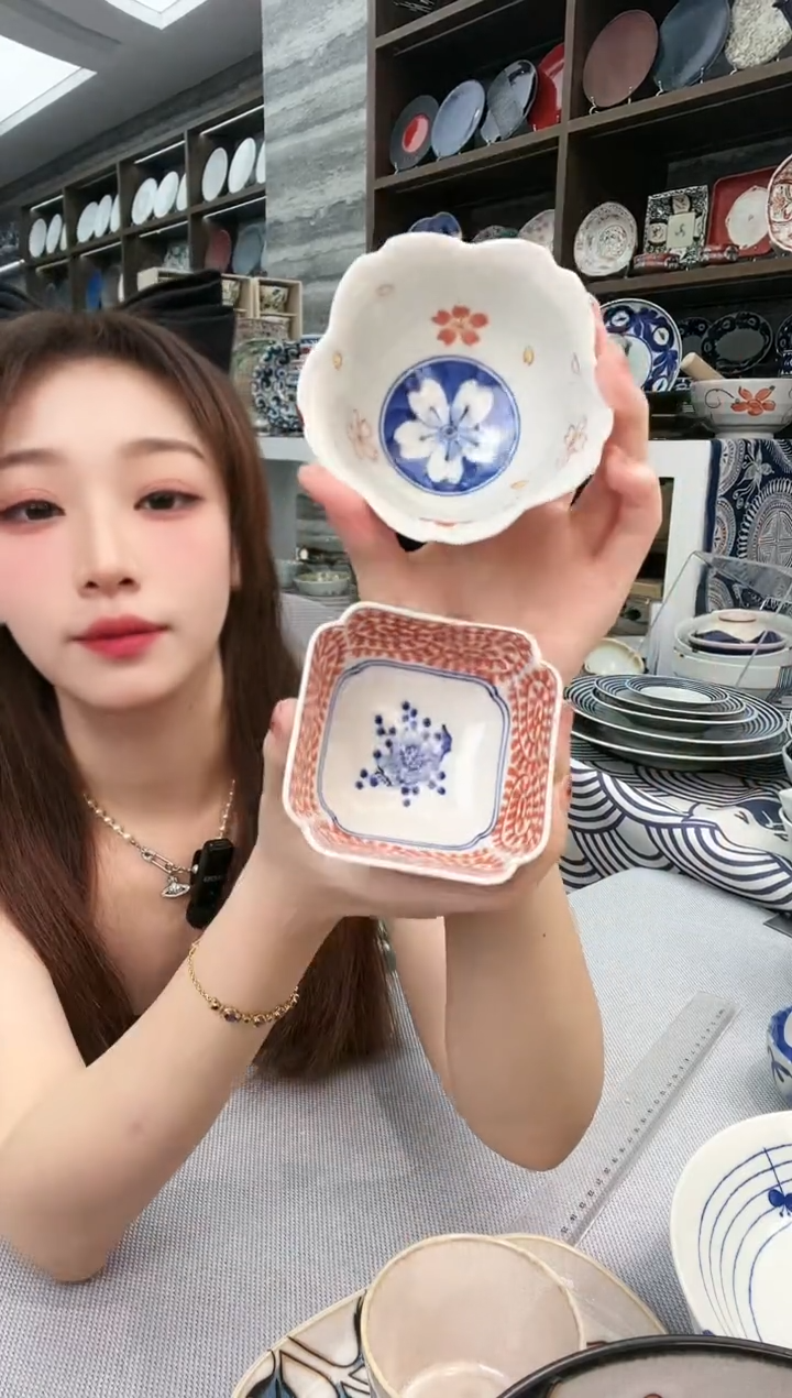 瓷有田烧小钵两只装