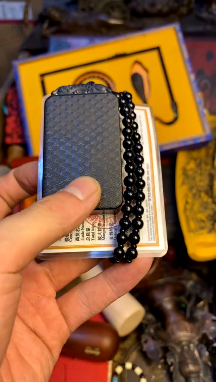 【闪购商品】和田玉（墨玉）挂件未镶嵌主播推荐主播推荐