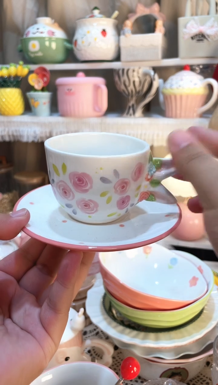 【闪购商品】瓷片咖啡杯 质量好发货快放心拍