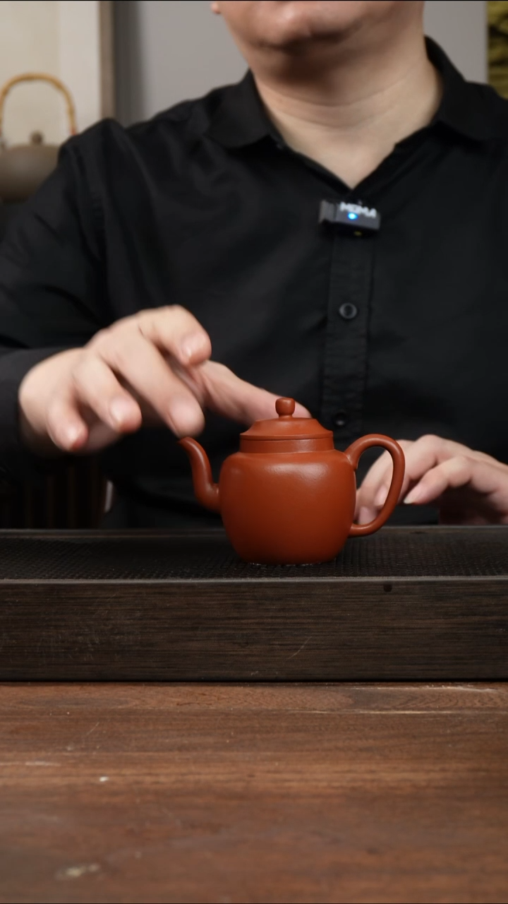 茶杯紫砂朱泥笠帽宫灯    -   170CC  