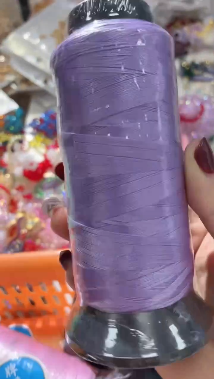 琉璃1373紫色三股线1卷