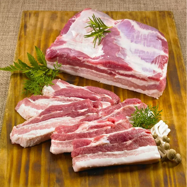 L【买三送二】到手5斤 带皮五花肉 农家放养土猪京东顺丰发货