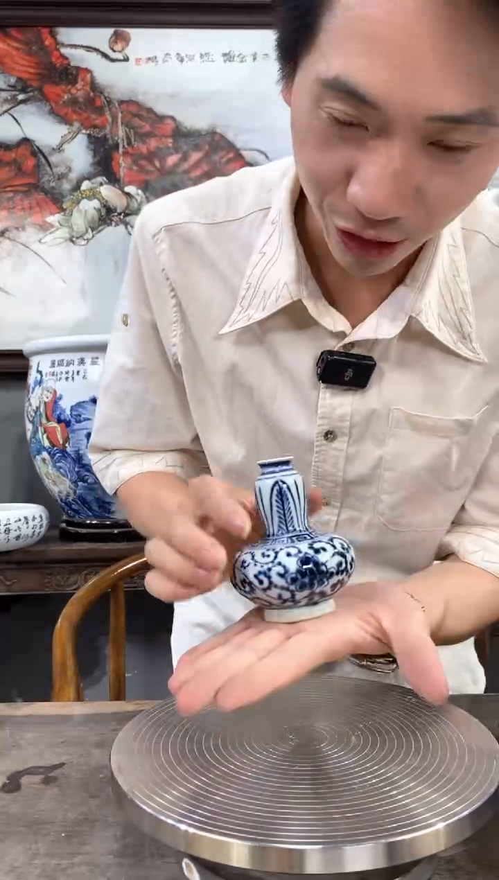 吴义松陶瓷联盟手绘陶瓷编号：4449