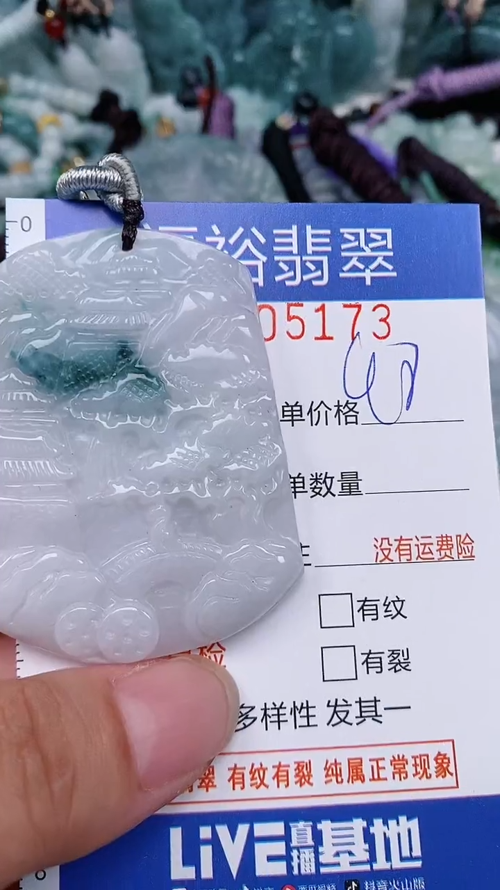 翡翠未镶嵌颈饰...0005173