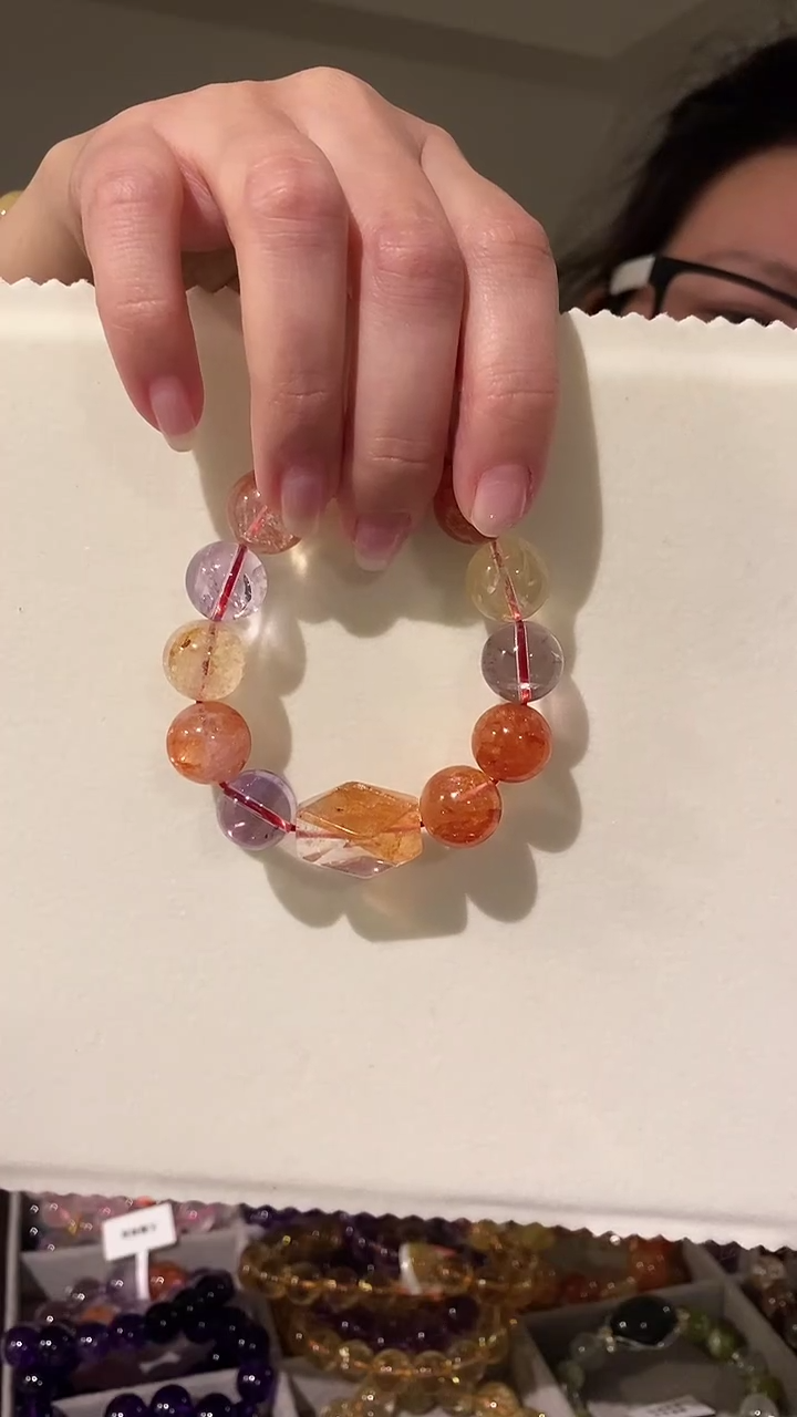 【闪购商品】水晶手链未镶嵌紫水花