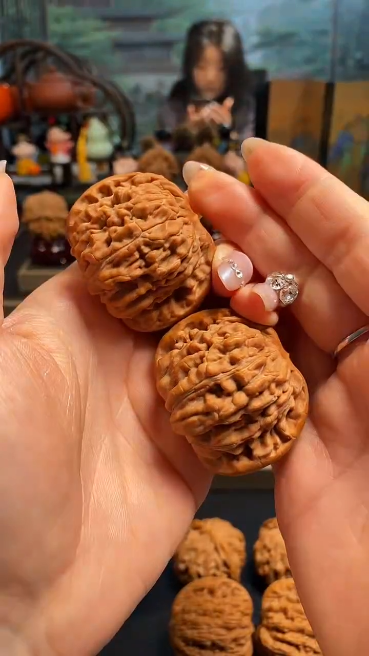 【闪购商品】文玩核桃吊坠K383四座楼45