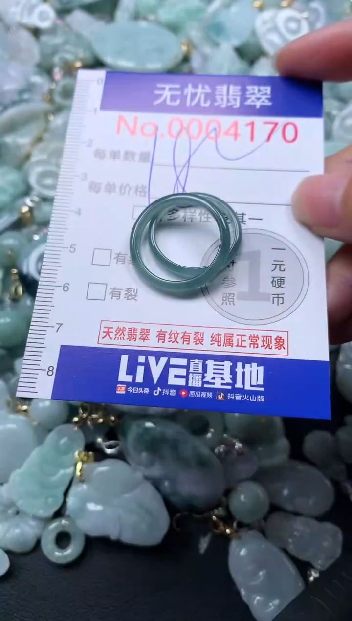 颈饰未镶嵌翡翠4170