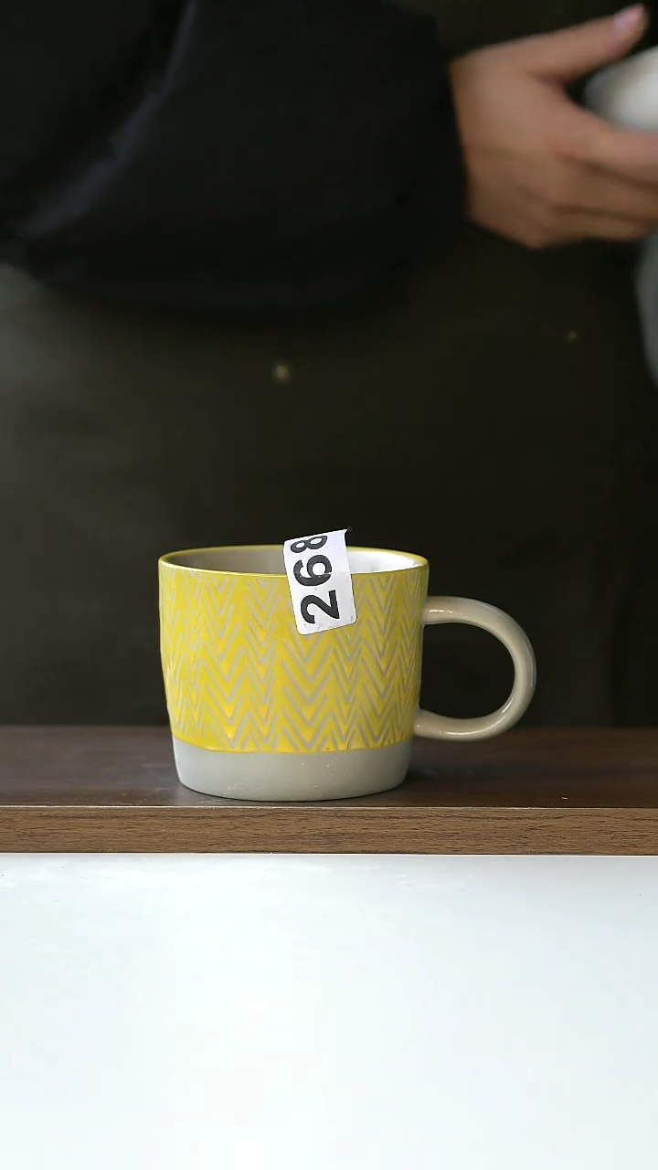 【闪购商品】陶瓷268粗陶微瑕马克杯@4-2@