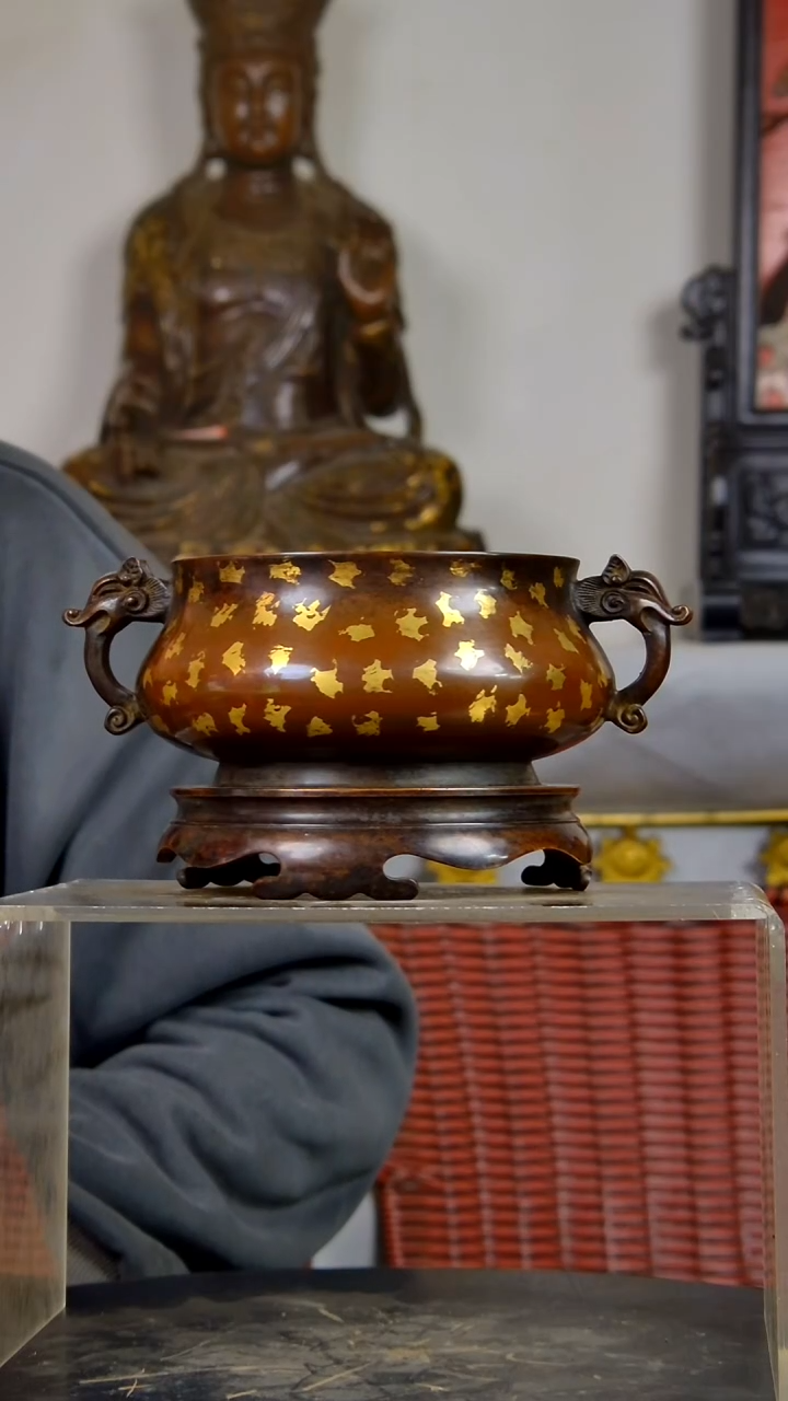 手工艺品琉璃董**物精品香炉结缘