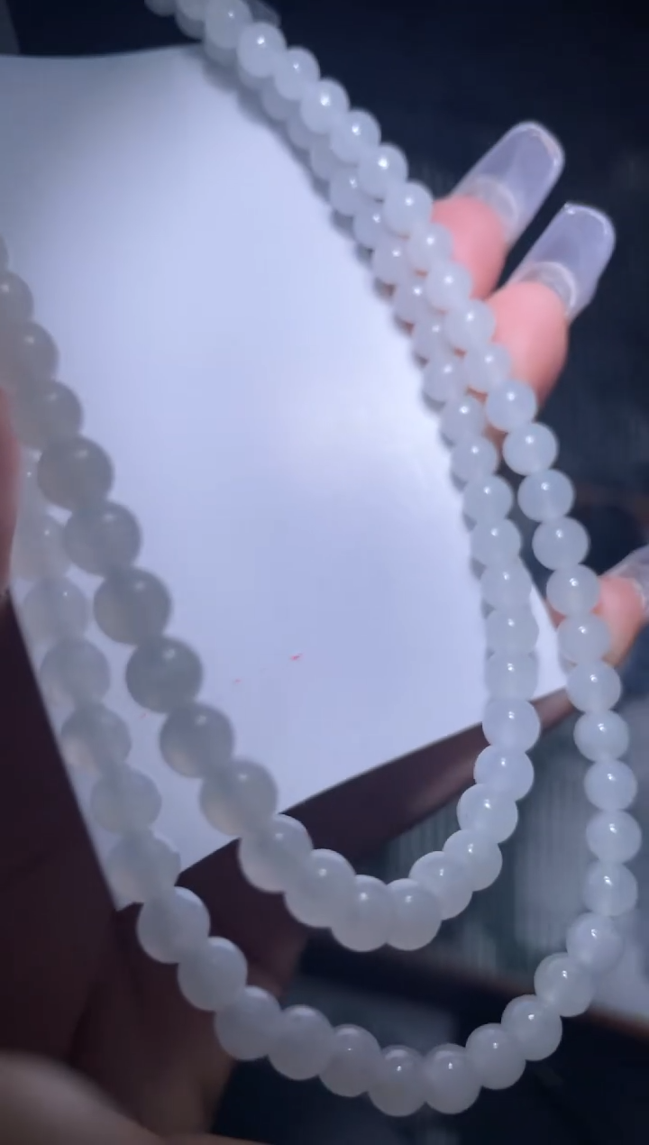 定制翡翠未镶嵌天然缅甸A货翡翠手串28