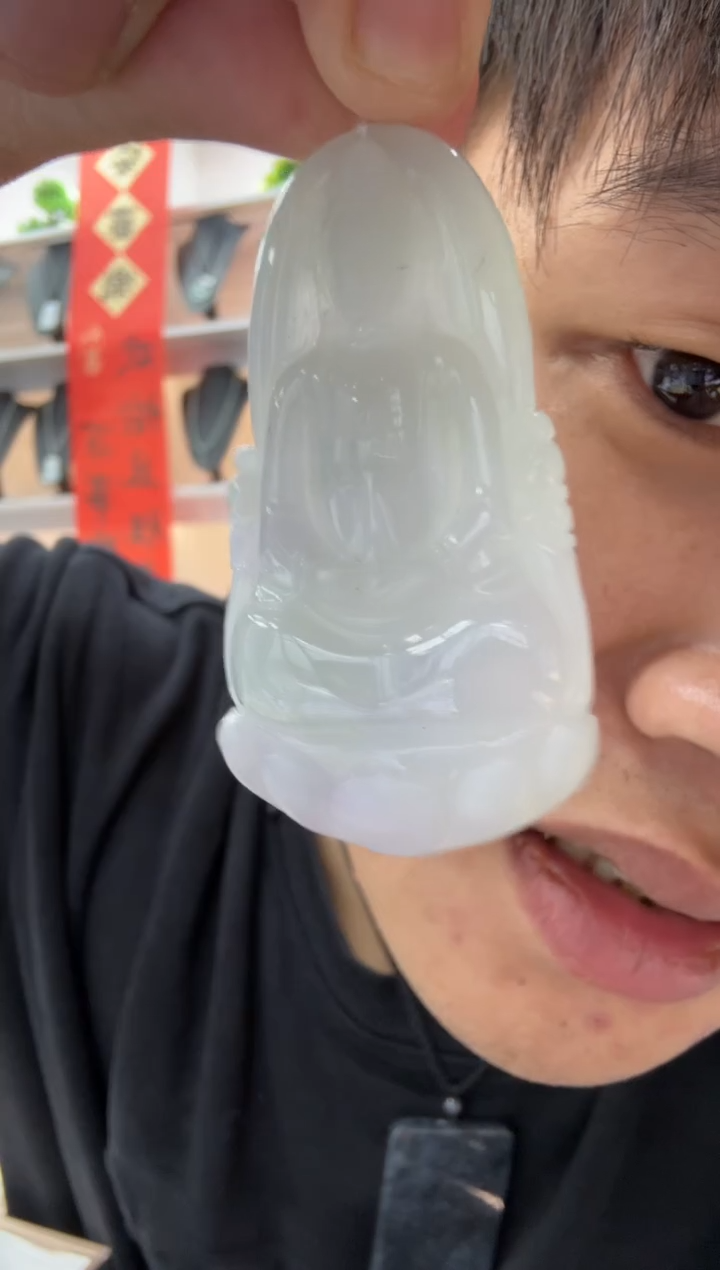 【闪购商品】翡翠颈饰未镶嵌天然翡翠A货孤品一件