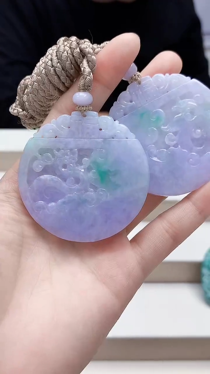 未镶嵌定制翡翠4831lr-毛货挂件15