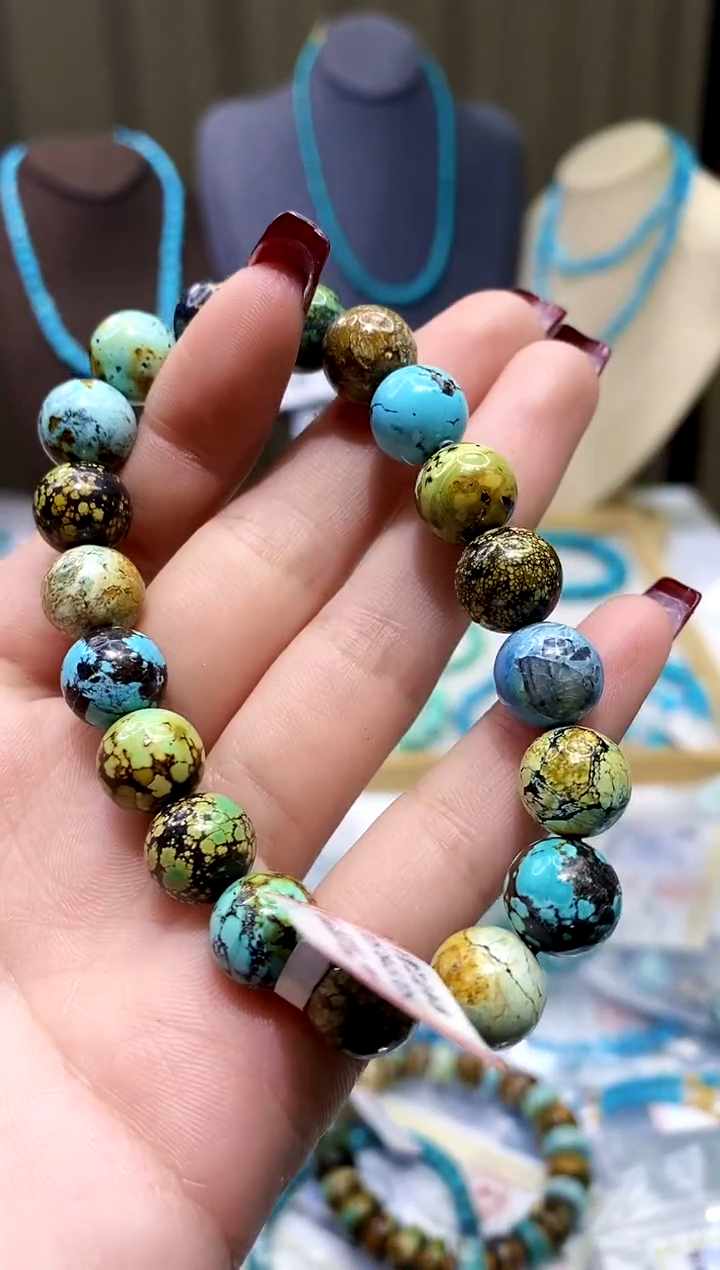 【闪购商品】绿松石手串未镶嵌596