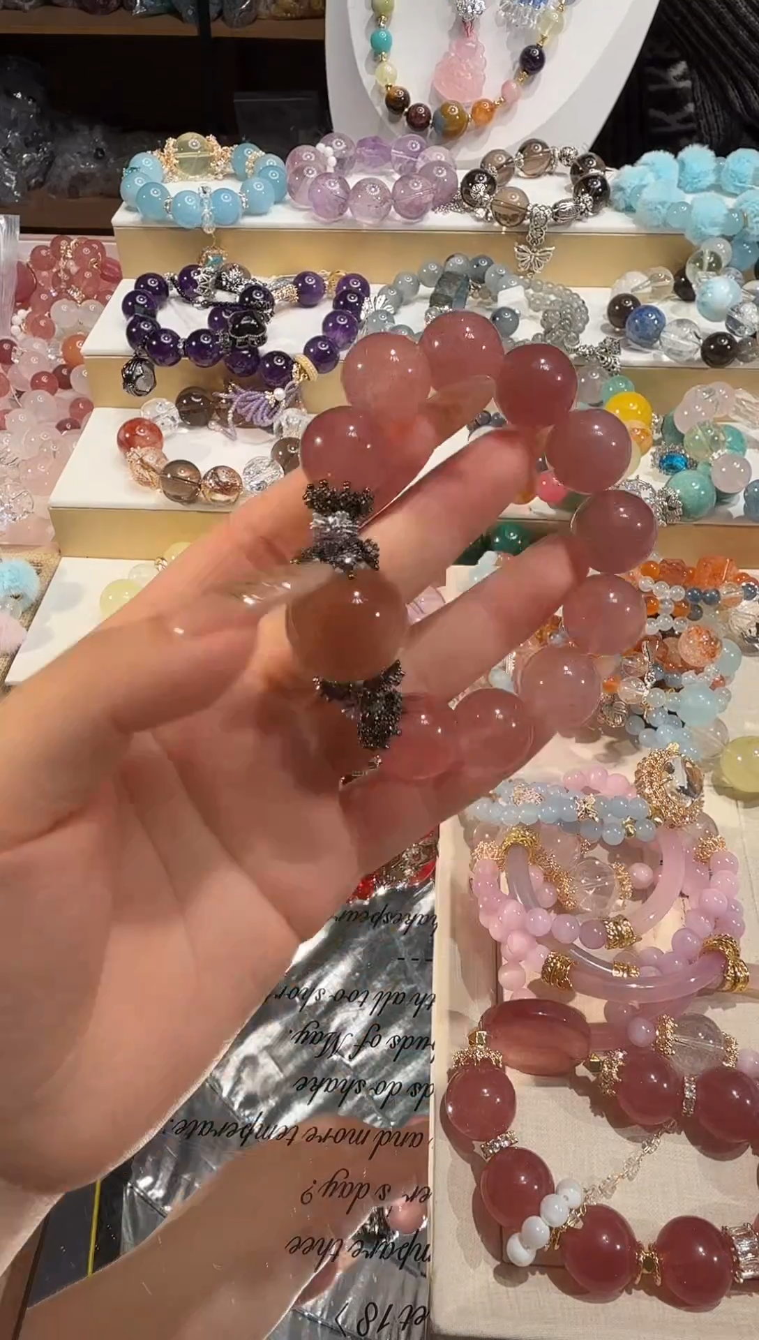 未镶嵌手串石英质玉多样性发一