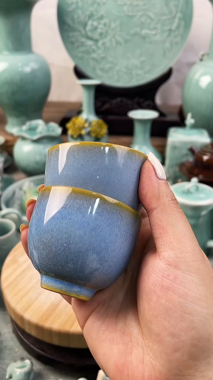 【闪购商品】2个 特价福利 微瑕 慧仙青瓷