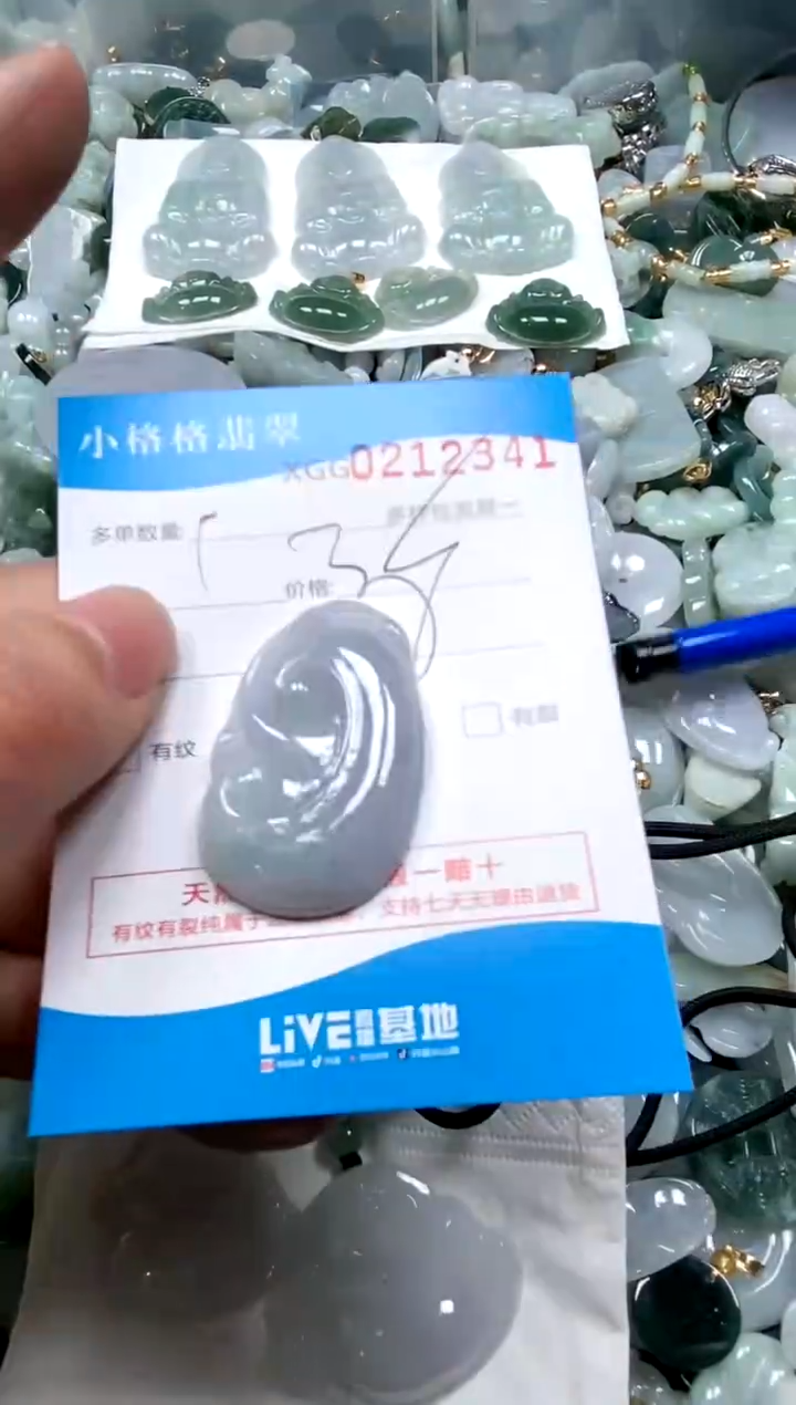 【闪购商品】翡翠颈饰未镶嵌闪购商品0212341