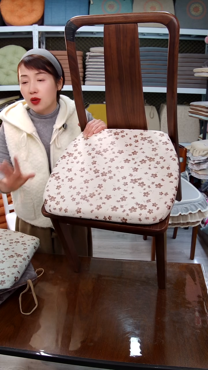 布碎花记忆棉：米色5个