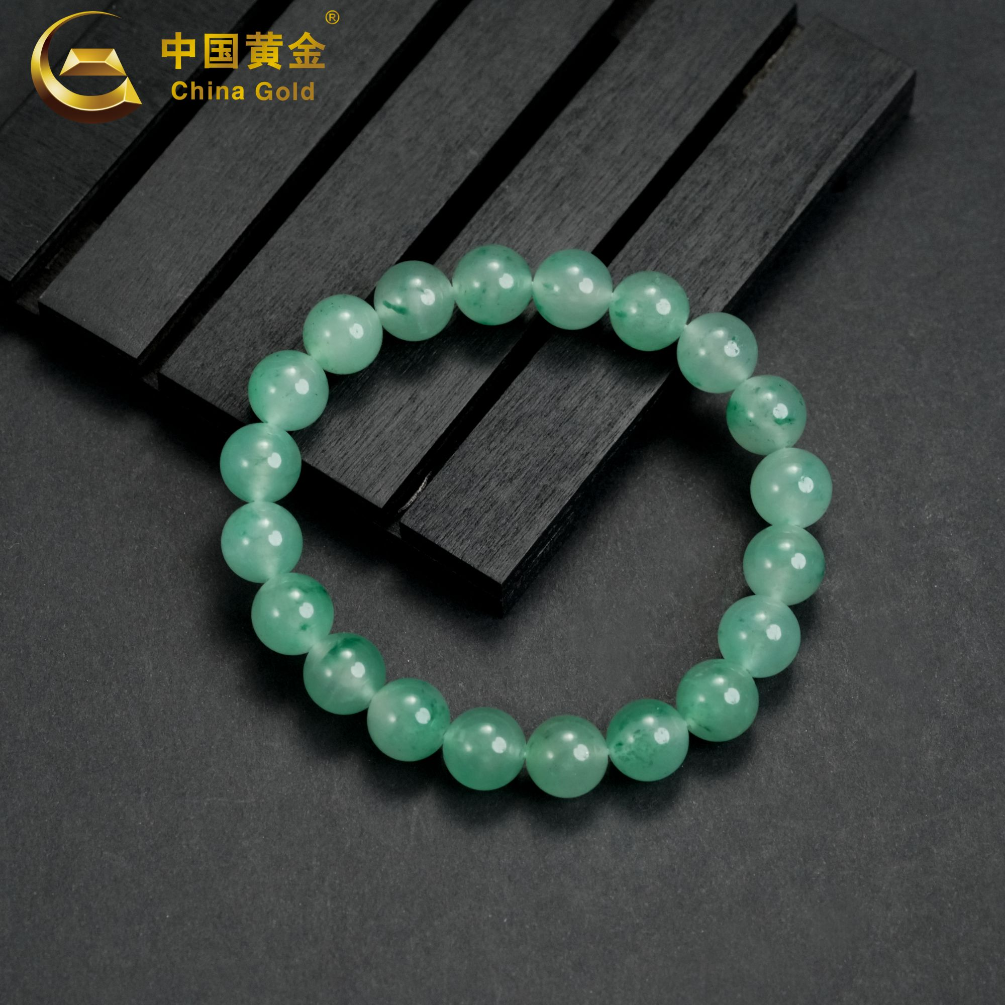 China Gold/中国黄金非洲翠石英质玉手串多样性发一