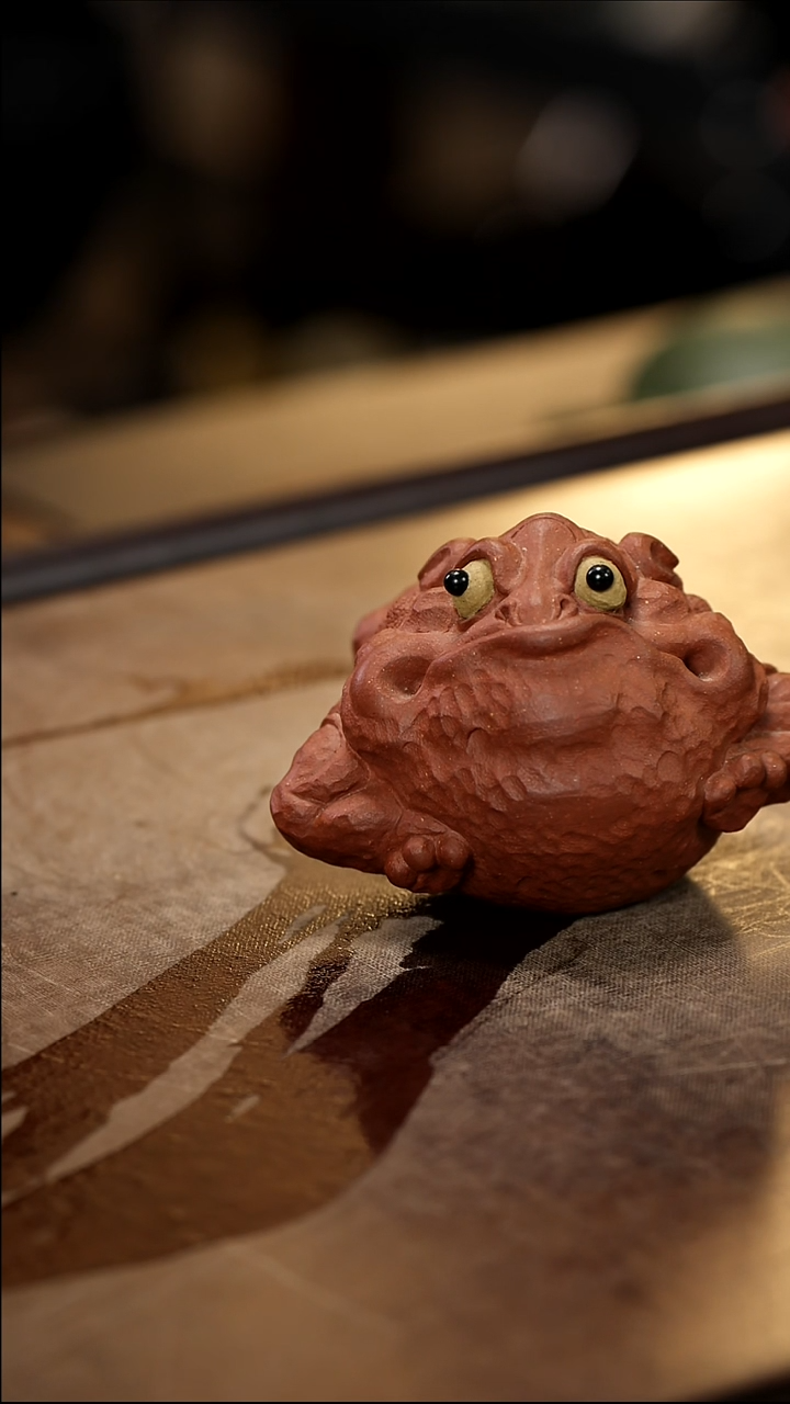 金蟾茶宠摆件雕塑