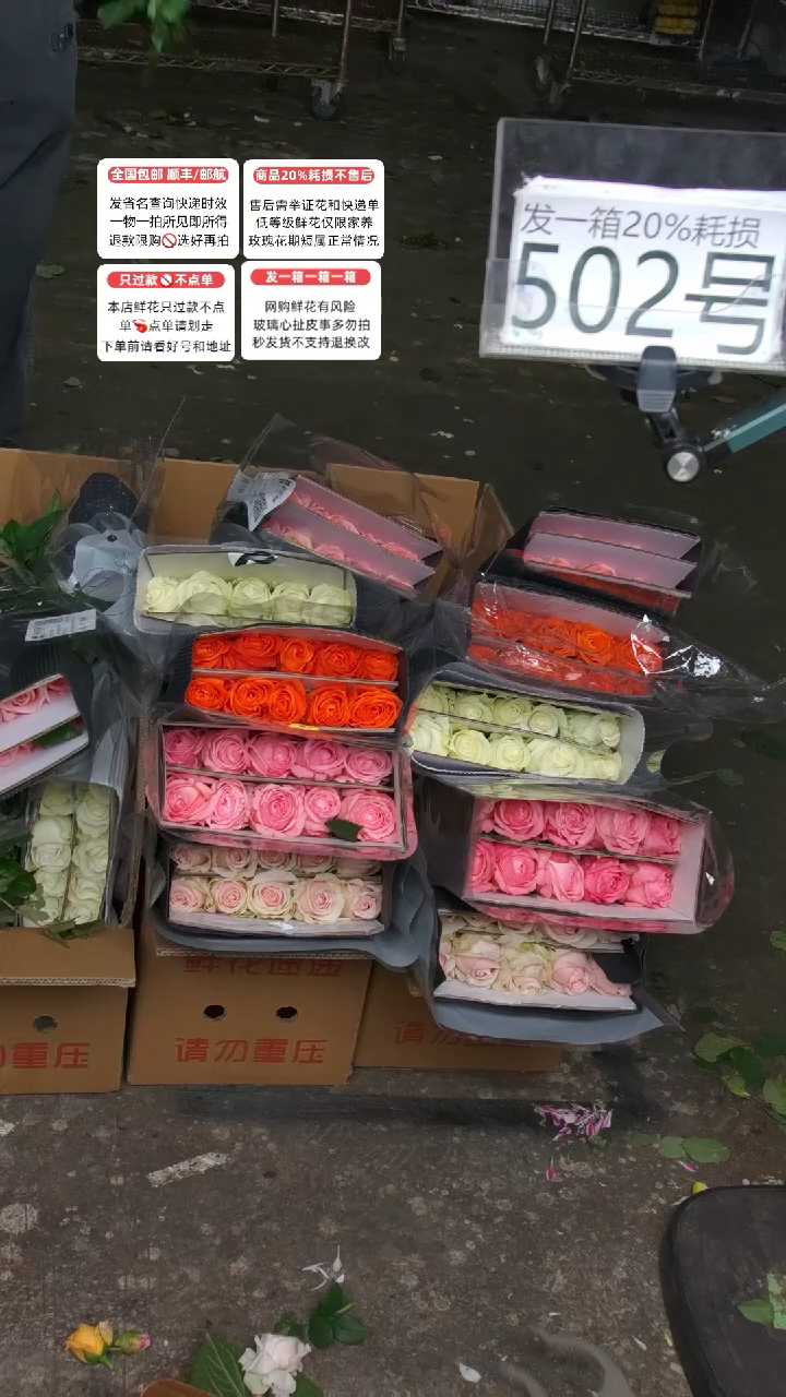 502号♥含20%耗损发一箱