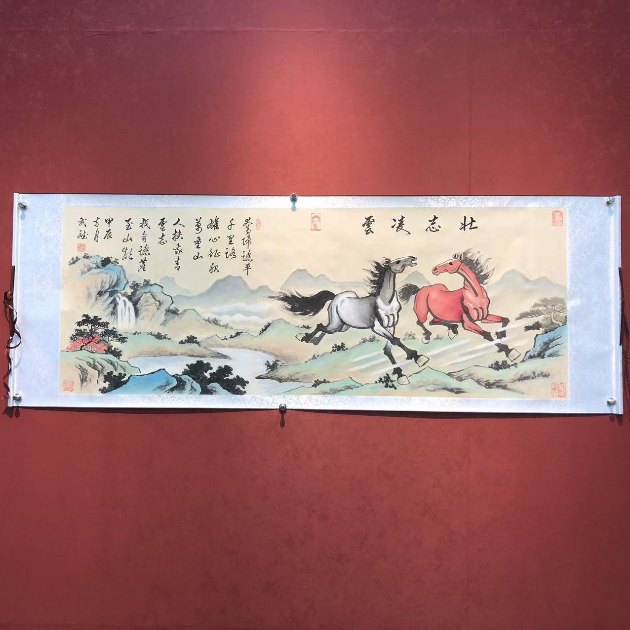 臧武斌作品 壮志凌云 小六尺