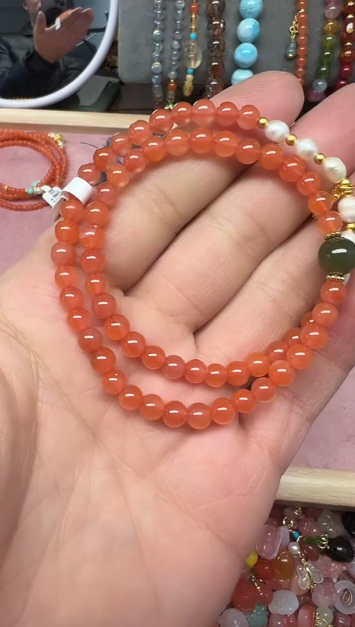 【闪购商品】南红玛瑙手串未镶嵌4017