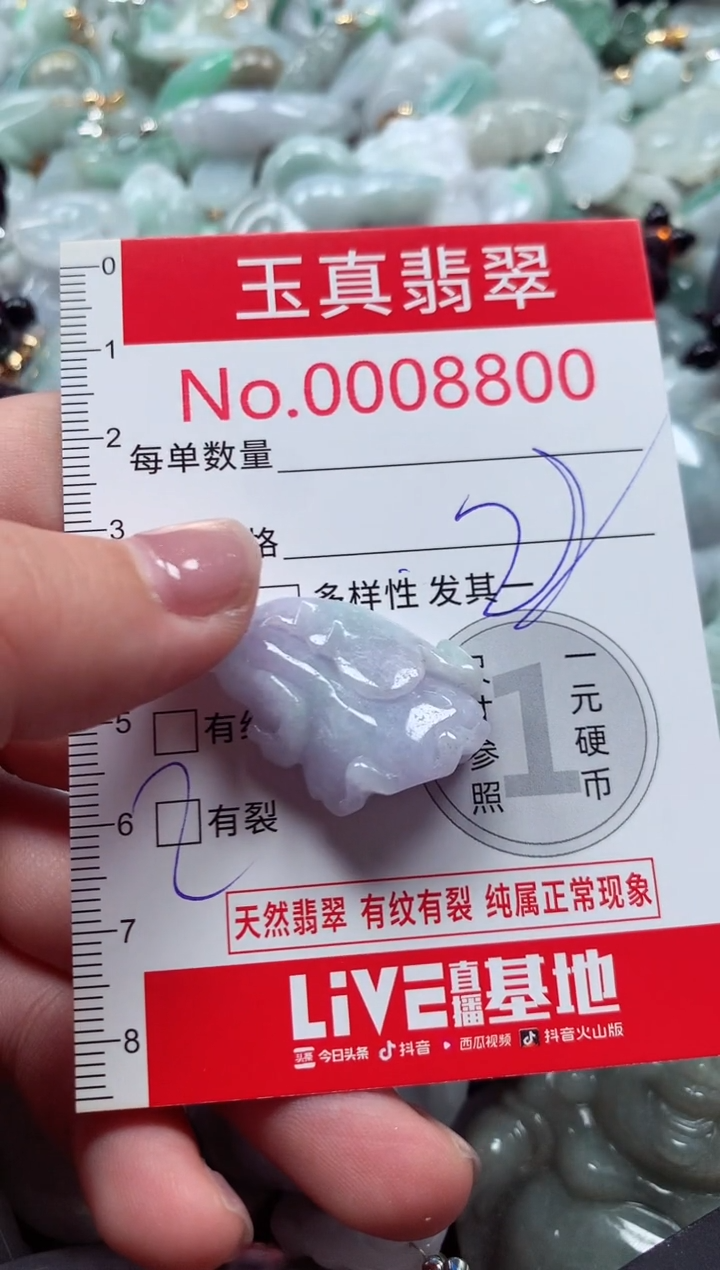 吊坠(不含链)未镶嵌翡翠8800